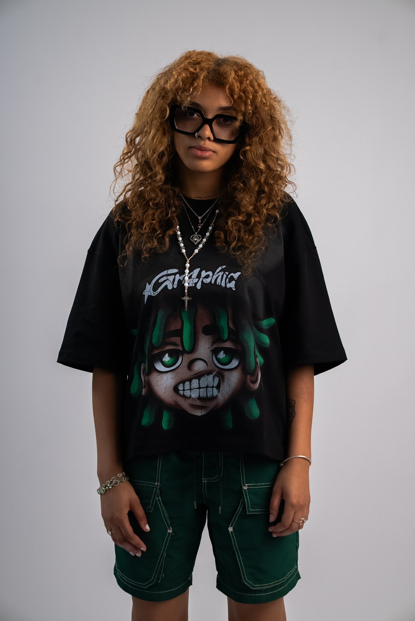 BLACK BEANIE BOY TEE V2
