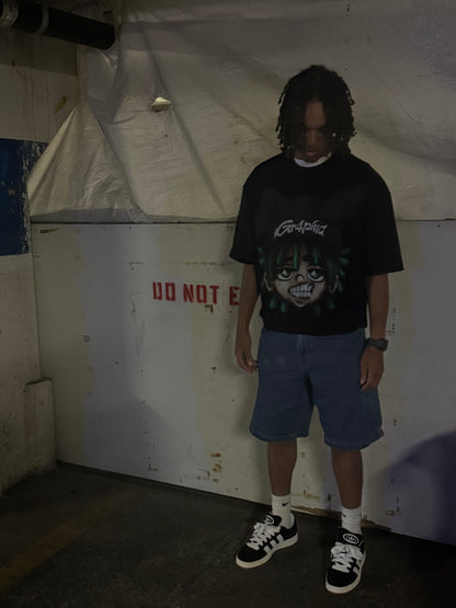 BLACK BEANIE BOY TEE V2